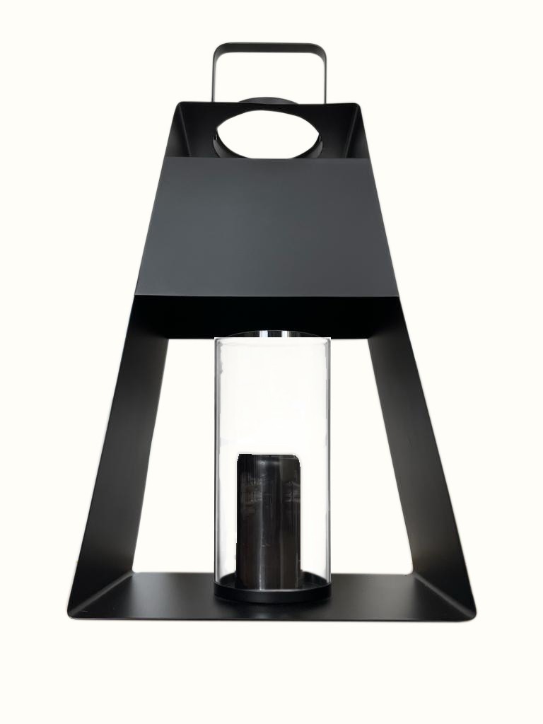 Modern Black and Glass Candle Holder House Tipster