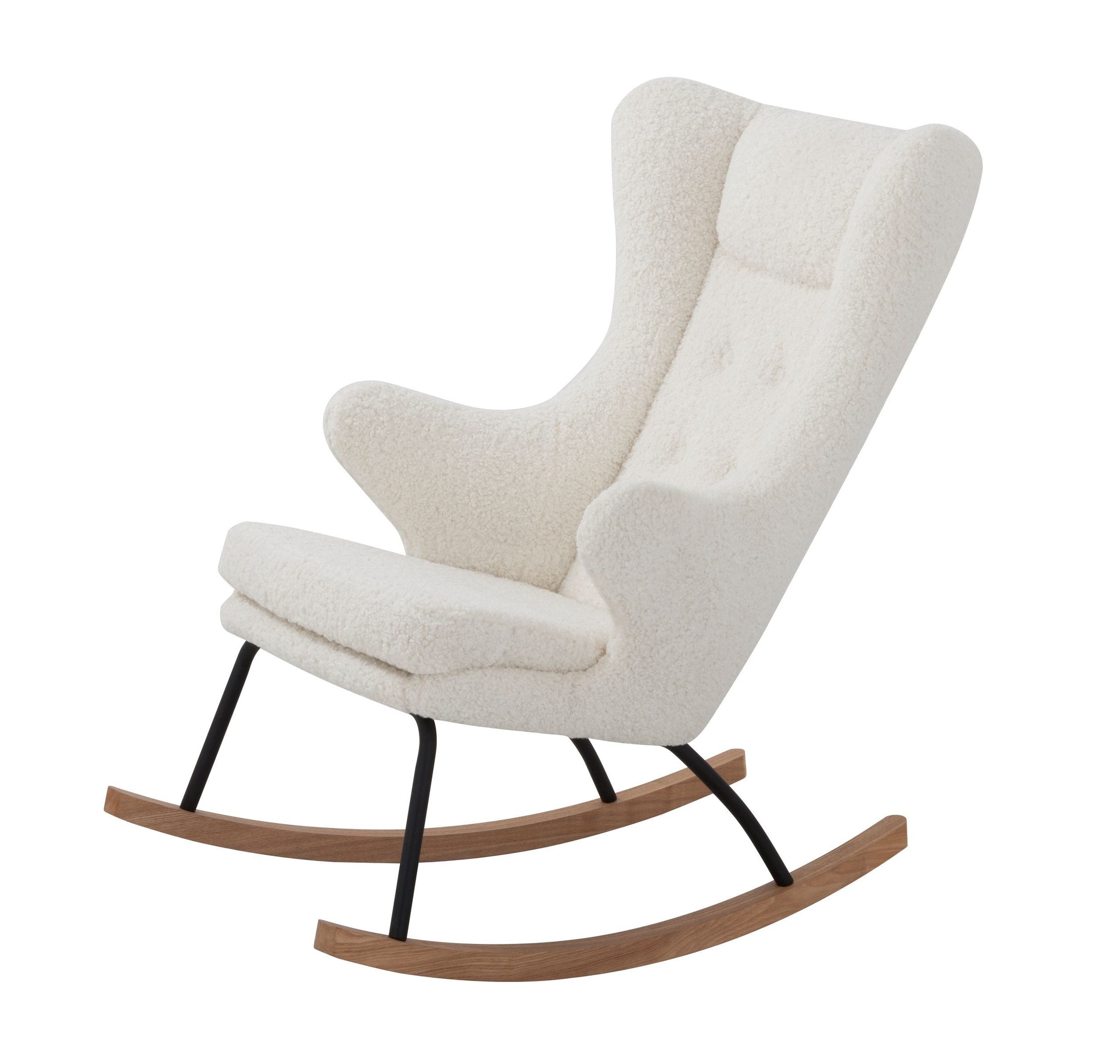 Modrest Colfax - Modern White Sheep Rocking Chair - House Tipster