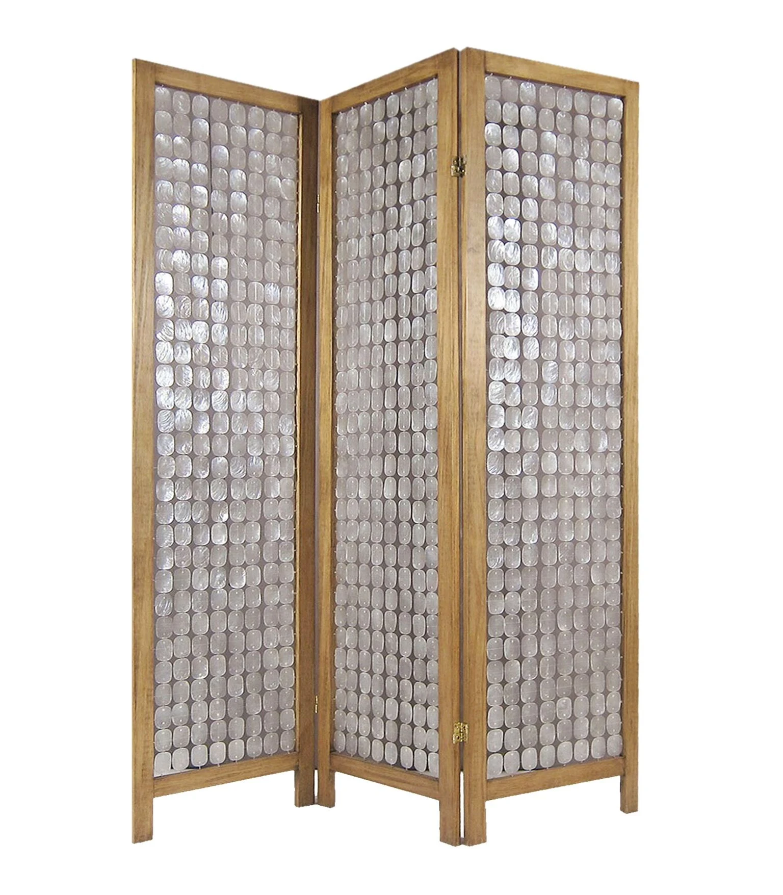 54 X 1.5 X 71 Clear Capiz Shell Screen - House Tipster