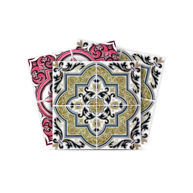 cran green peel stick removable tiles with creative arts rectangle art symbol pattern symmetry
