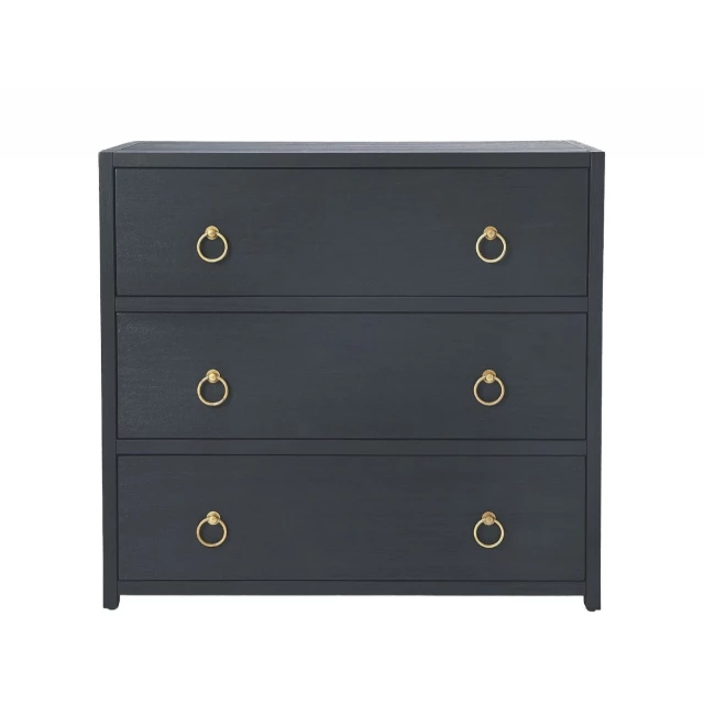 Navy blue standard chest with drawers for bedroom storage