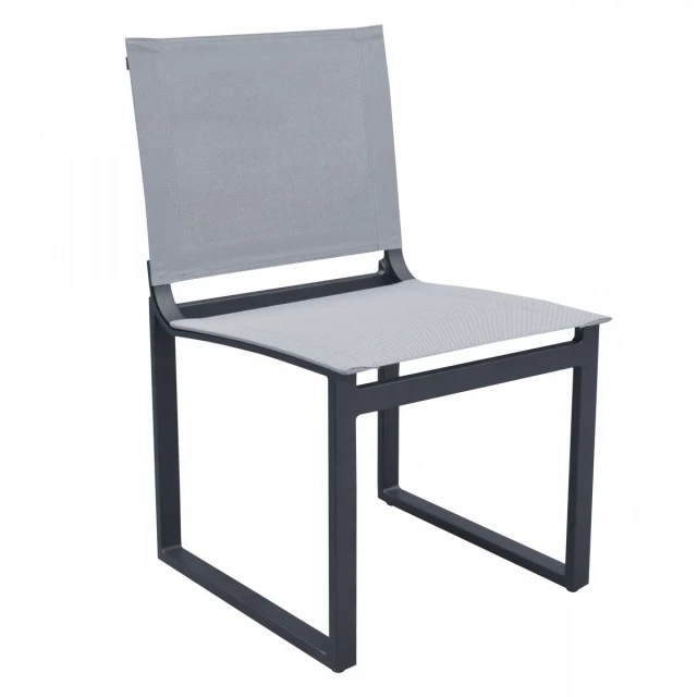 gray black metal dining chair for modern dining room decor