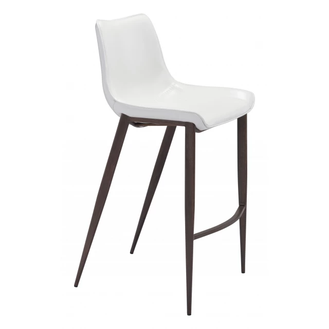Low back bar height bar chairs with comfortable seating and composite material