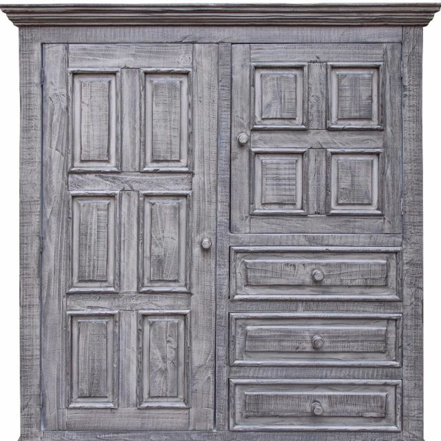 gray solid wood drawer gentleman's chest product image