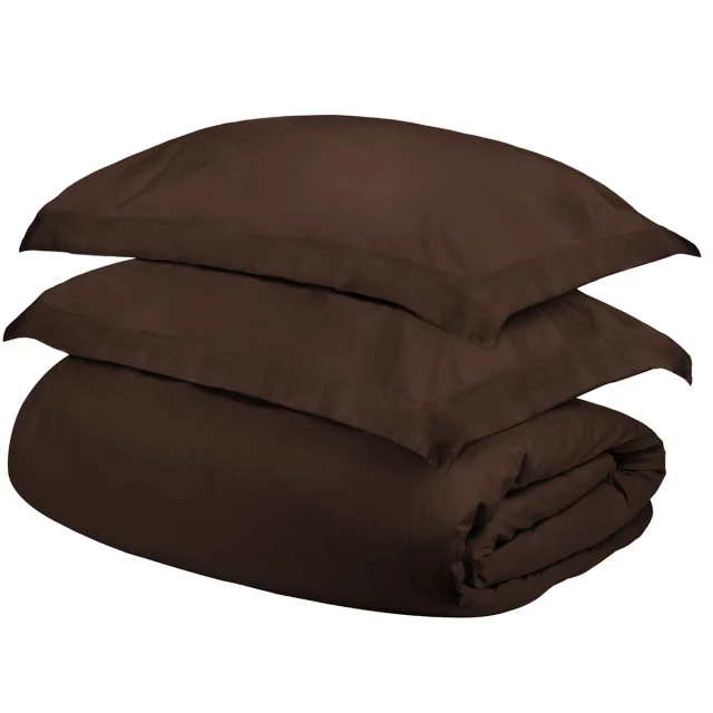 Blend thread count washable duvet cover with stylish design details