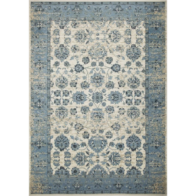 ivory oriental dhurrie area rug with rectangle motif in aqua and symmetrical textile design
