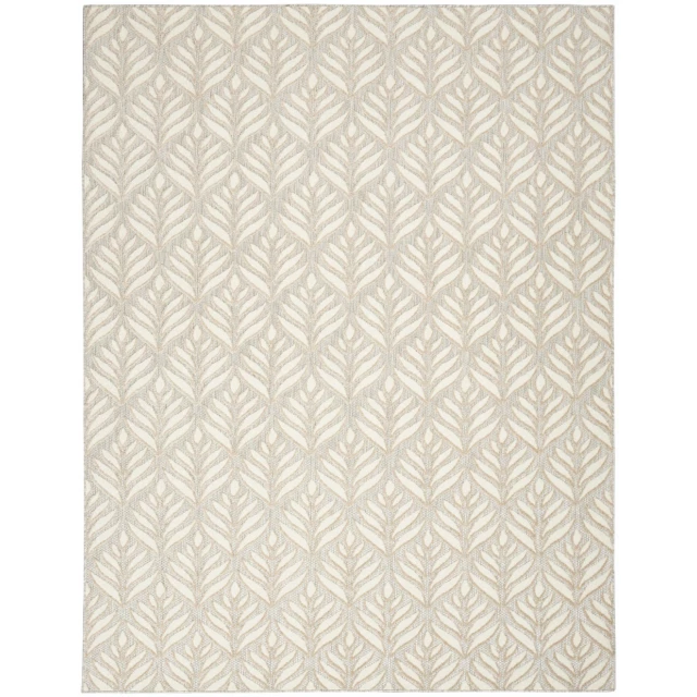 stain resistant non skid area rug in brown and grey textile with symmetrical art and circle patterns