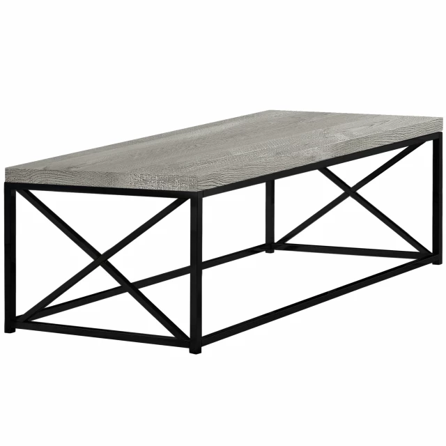 Gray black iron coffee table for modern outdoor furniture design