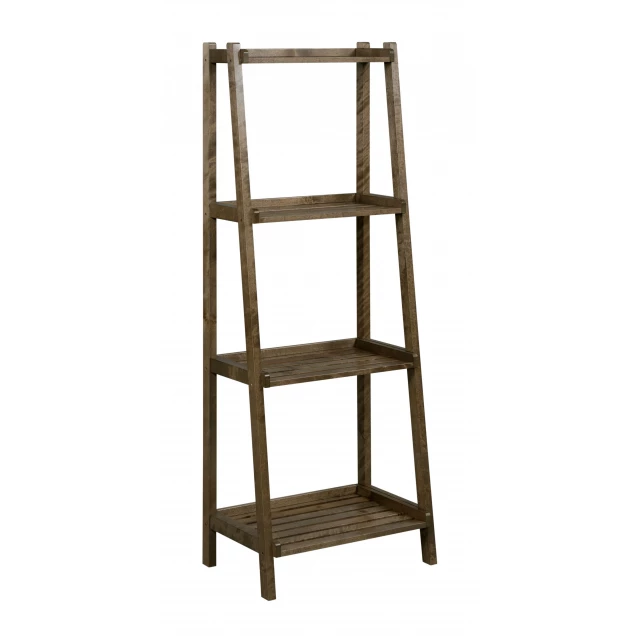 bookcase shelves antique chestnut wood shelving unit
