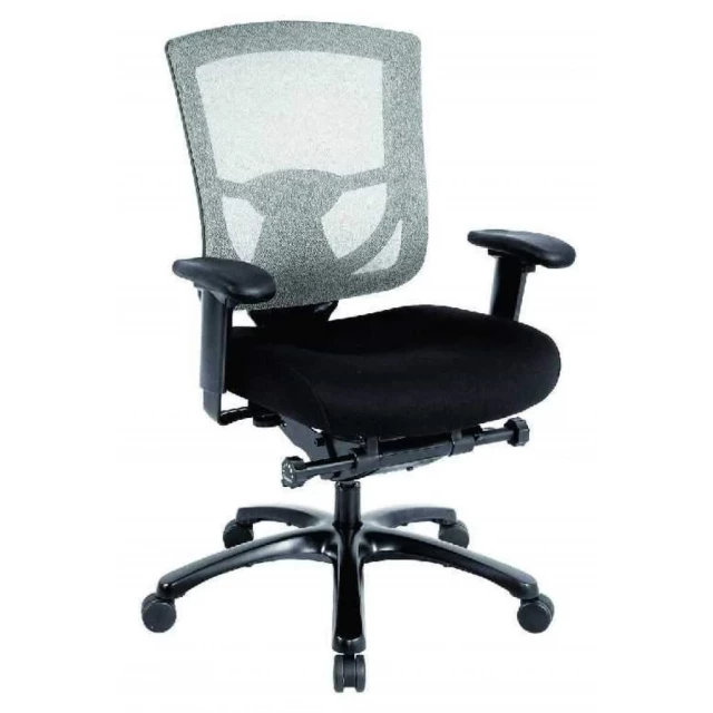 adjustable swivel mesh rolling office chair with armrest for comfort