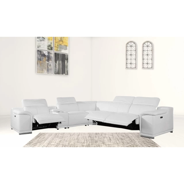 U-shaped six corner sectional console in a cozy interior design setting with comfortable couch and elegant flooring