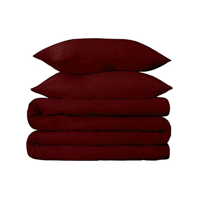 Blend thread count washable duvet cover with artistic tints and shades design and magenta accents