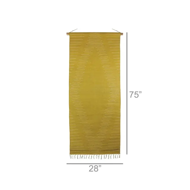 Yellow Ochre Jute Wall Hanging Yellow Ochre Jute Wall Hanging