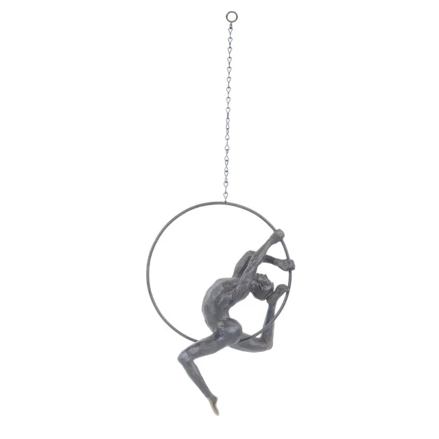 Athletic Man Hanging Ring Sculpture Athletic Man Hanging Ring Sculpture
