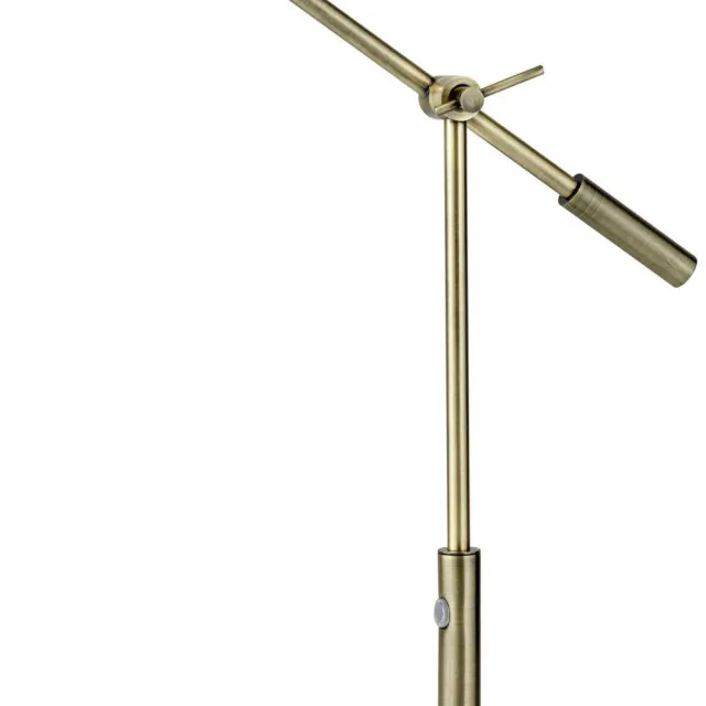 Sleek Brass Metal Adjustable And Dimmable Led Desk Lamp Sleek Brass Metal Adjustable And Dimmable Led Desk Lamp