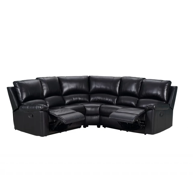 Power reclining U shaped corner sectional couch with comfortable studio couch design for home furniture