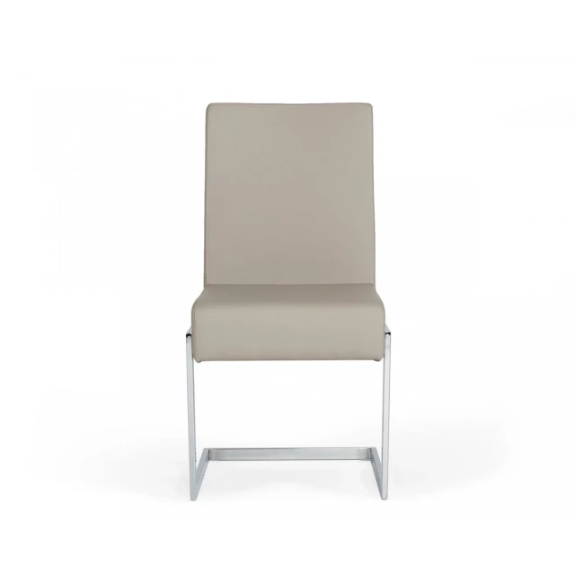 Gray silver modern dining chairs with natural wood material and armrests