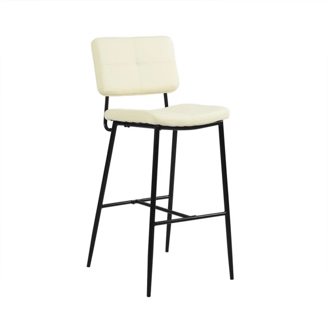 Low back bar height bar chairs with armrests in wood for outdoor comfort
