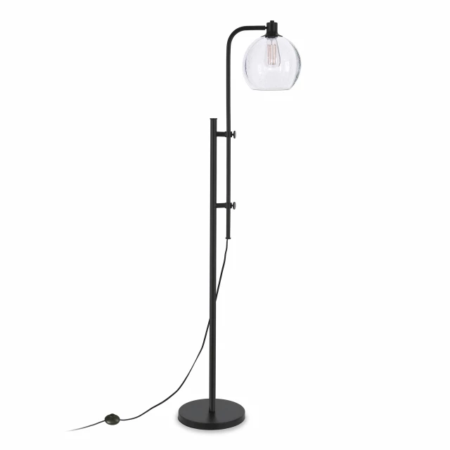 lamp clear seeded glass globe shade light fixture