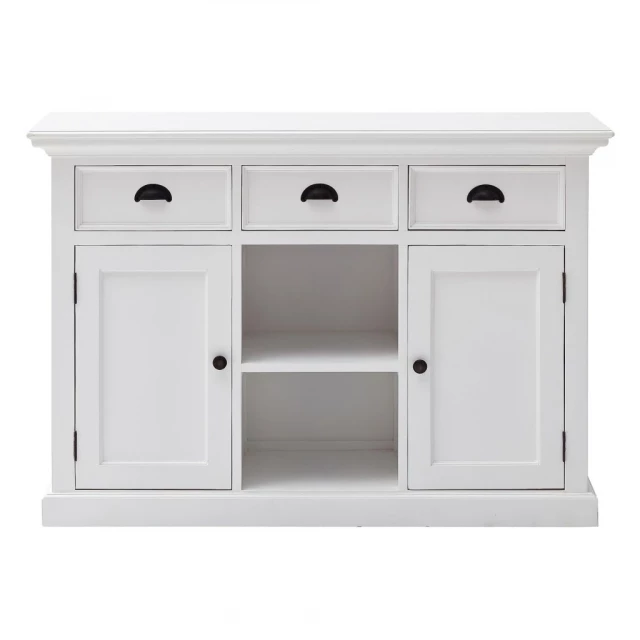 Modern farmhouse large accent cabinet with baskets cabinetry and drawer handles