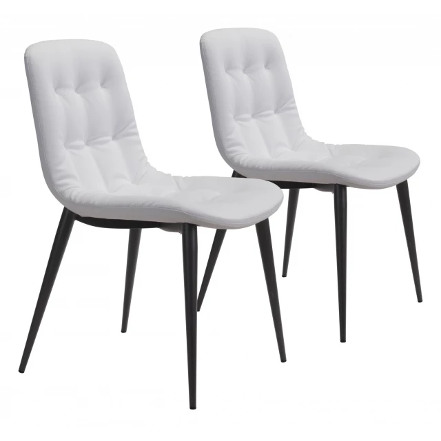 Leather King Louis back dining chairs with armrests and comfortable seating