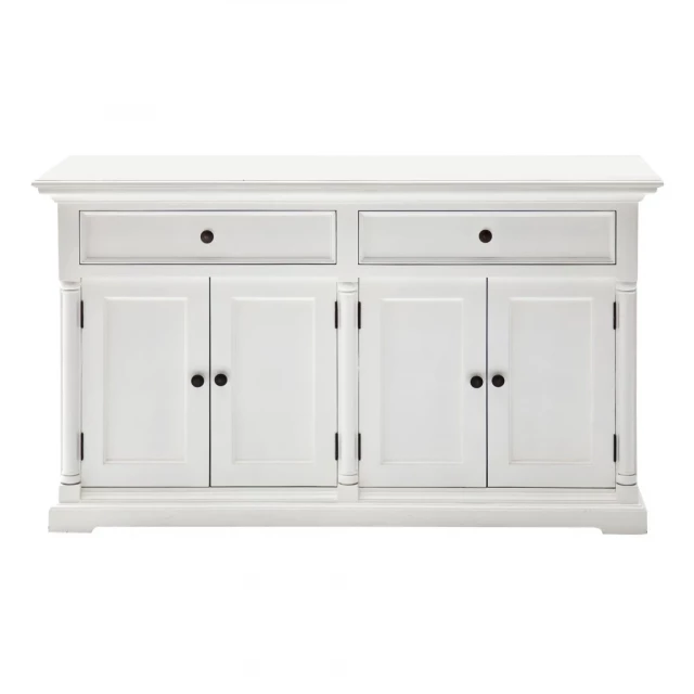 Modern farm white door buffet server with cabinetry furniture sideboard and drawers
