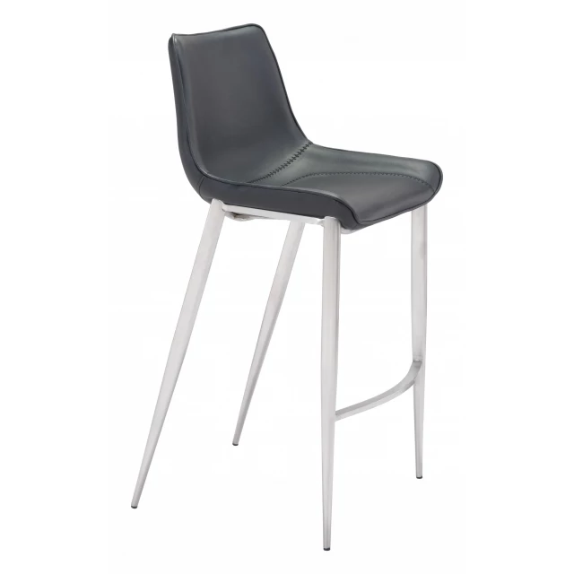 Low back bar height bar chairs made of wood metal and plastic materials