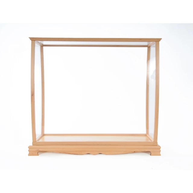 Midsize tall ship model with clear finish wooden art piece and natural material accents