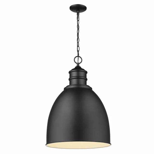 black pendant gloss white interior shade ceiling fixture light accessory