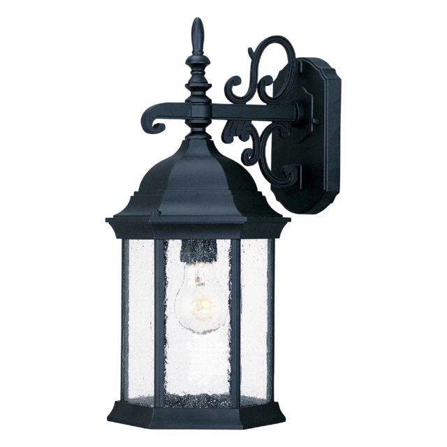 black domed hanging lantern wall light metal light fixture