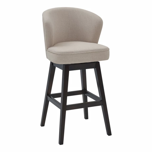 Low back bar height chair with wood plastic plywood materials in a comfortable rectangle design for outdoor use