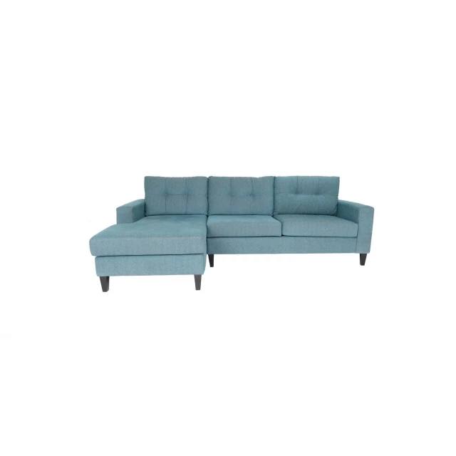 Blend Stationary L Shaped Corner Sectional with pillows and comfortable sofa bed features