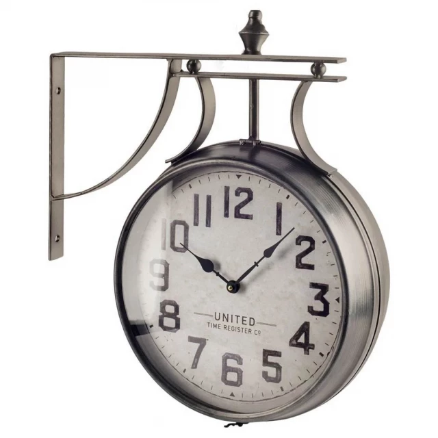 circle black glass analog wall clock with quartz movement