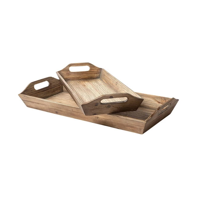 brown wood grains knots highlight trays fashion accessory