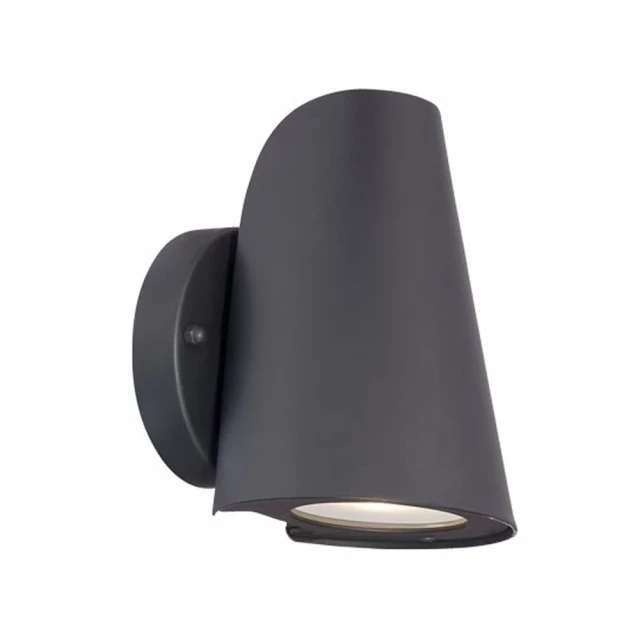matte black led conical wall sconce for modern home decor