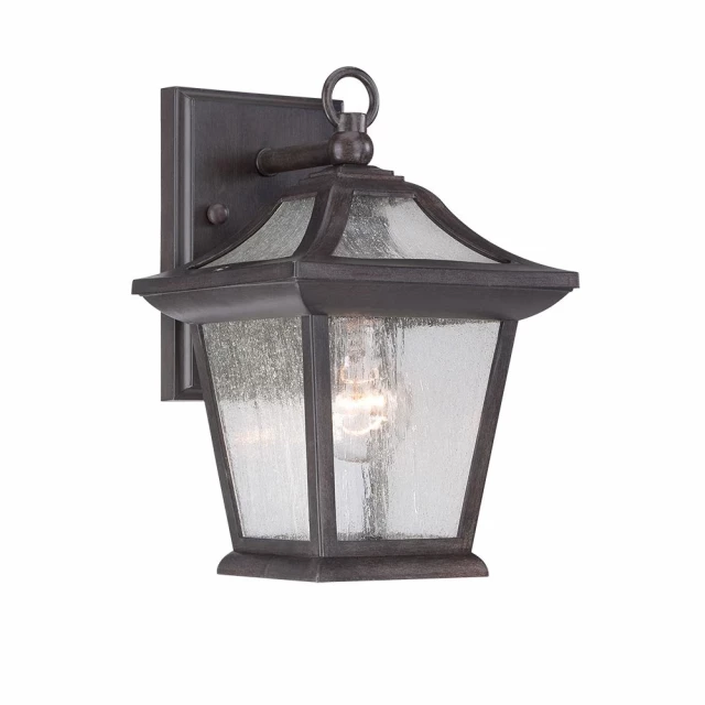 black birdhouse shape outdoor wall light lantern lamp sconce glass metal
