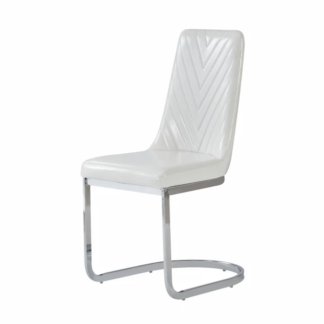 Dining chairs with horse shoe metal base featuring comfortable armrests and composite material