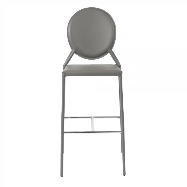 Low back bar height bar chairs with metal accents and kitchen appliance accessory look