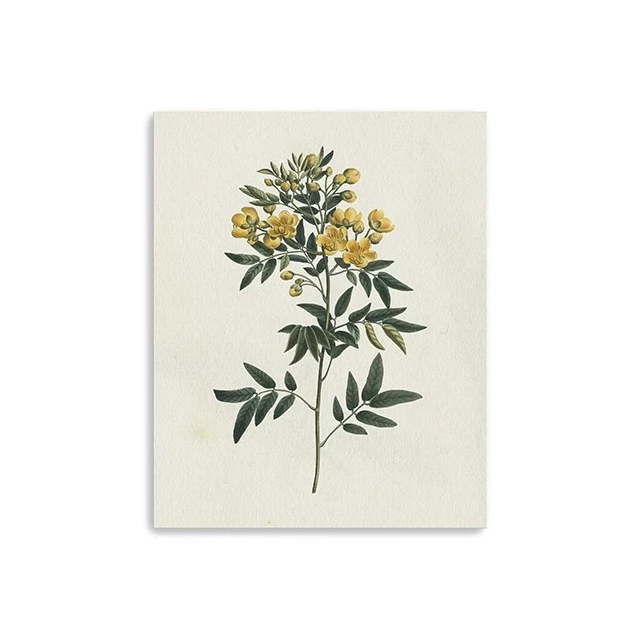 blossom branch unframed print wall art featuring flowers twigs and shrubs