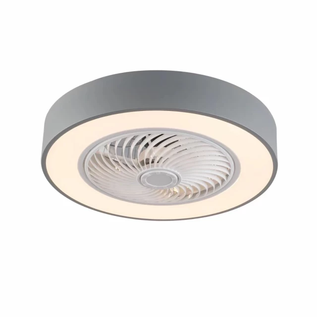 black modern ceiling fan light with metal and aluminium parts