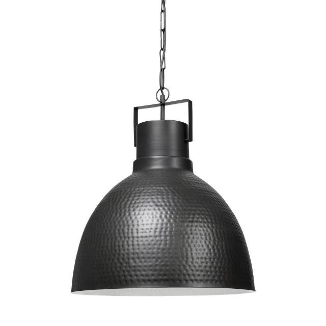 metal dimmable ceiling light with black shades and metal ornament design