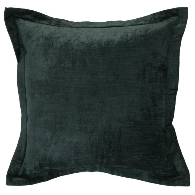 Green velvet zippered pillow with throw pillow pattern and fashion accessory linens
