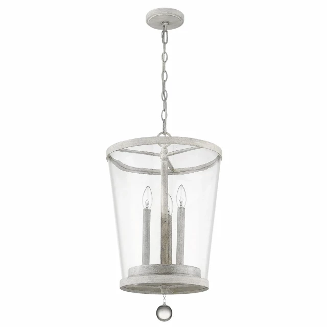 callie light country white foyer pendant ceiling fixture with metal and glass elements