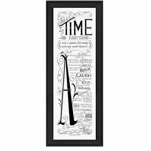 Everything Black Framed Print featuring Monochrome Line Art Drawing and Illustration