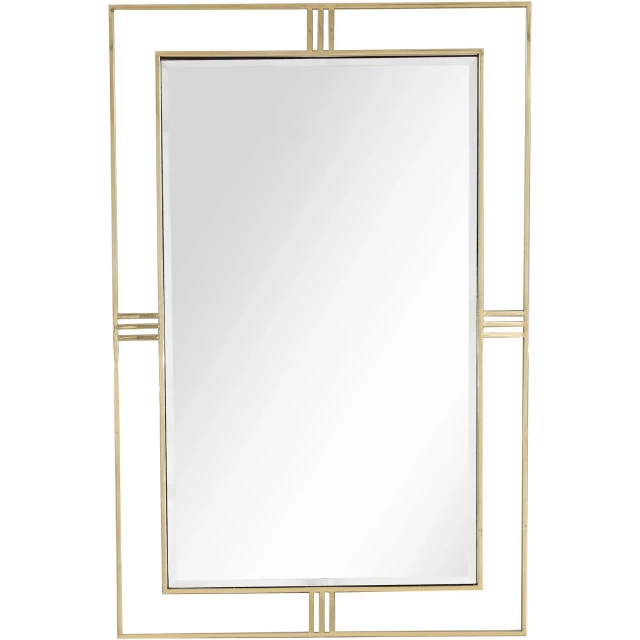 Black chic mirror product image featuring glass