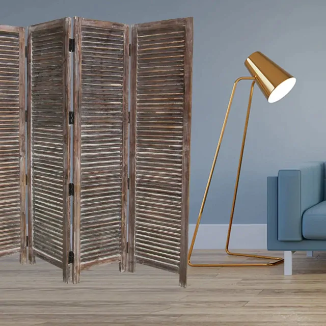80 X 84 Brown Wood Screen 80 X 84 Brown Wood Screen