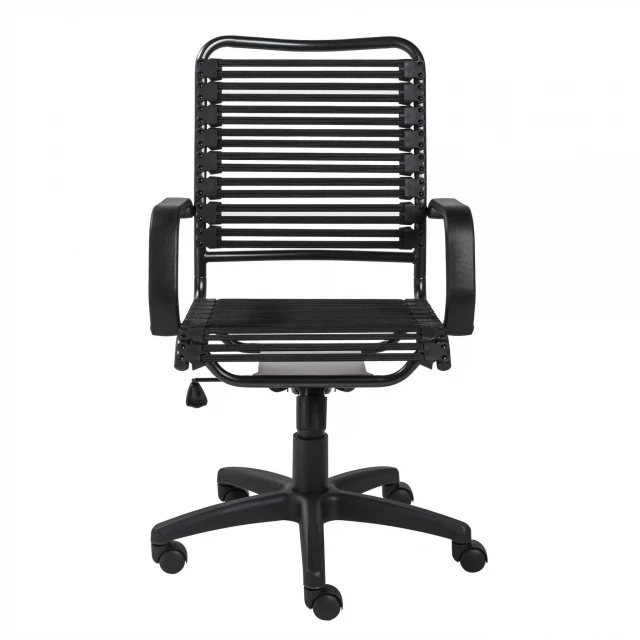 task chair bungee back steel frame with automotive lighting and composite material