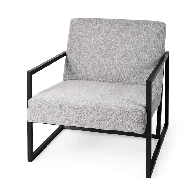 Geo Modern Gray And Black Accent Or Side Chair Geo Modern Gray And Black Accent Or Side Chair