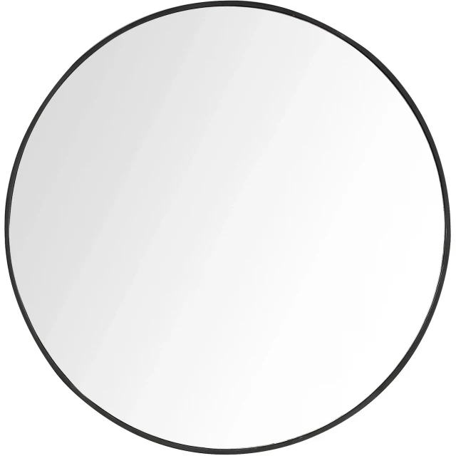 Smokey grey wall mirror in oval shape as fashionable home accessory