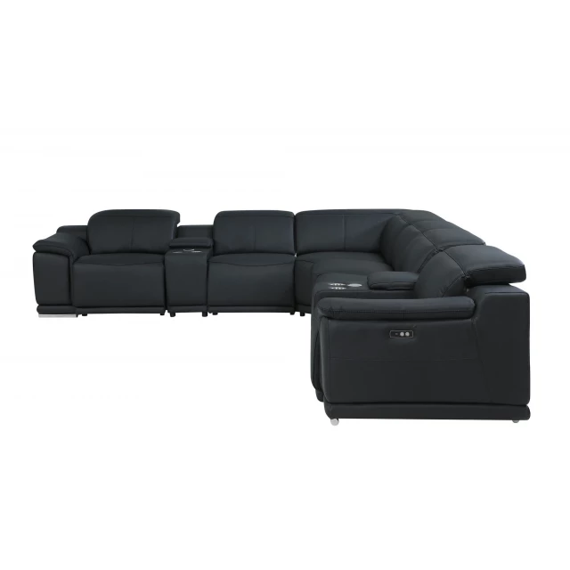 U-shaped eight corner sectional console in a comfortable studio couch design